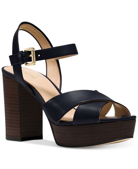 michael michael kors divia platform|Michael Kors Divia Block Heel Platform Sandals .